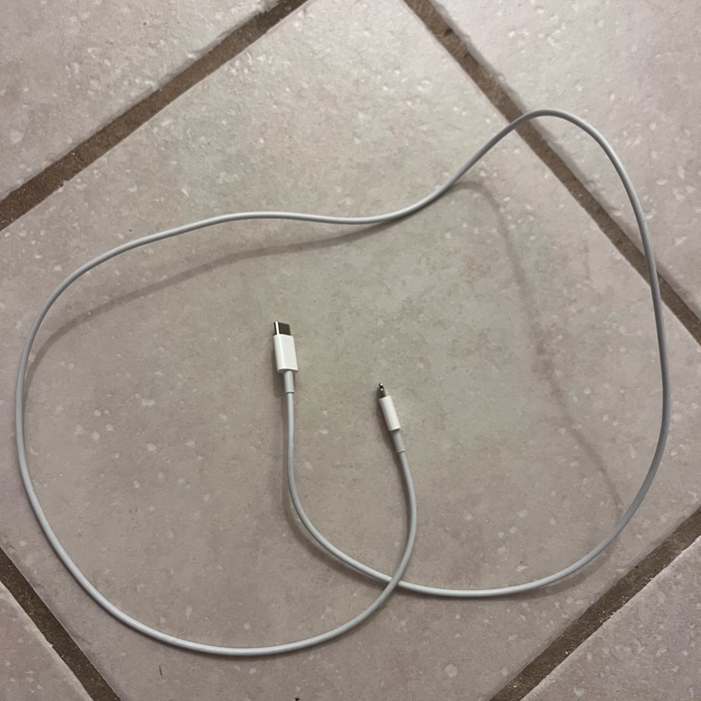 iPhone White Charging Cable